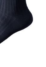 Lade das Bild in den Galerie-Viewer, NOSOCKS long wool - donkerblauw - hiel