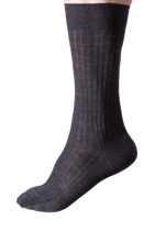 Lade das Bild in den Galerie-Viewer, NOSOCKS long wool - donkergrijs