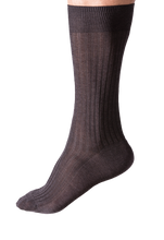 Lade das Bild in den Galerie-Viewer, NOSOCKS long - donkergrijs